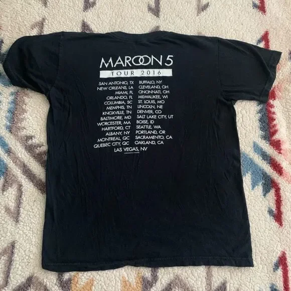 Maroon 5 2016 Tour Shirt - Picture 3 of 4